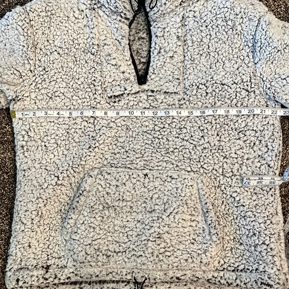 Pink Brand Fleece Pullover - Picture 4 of 5